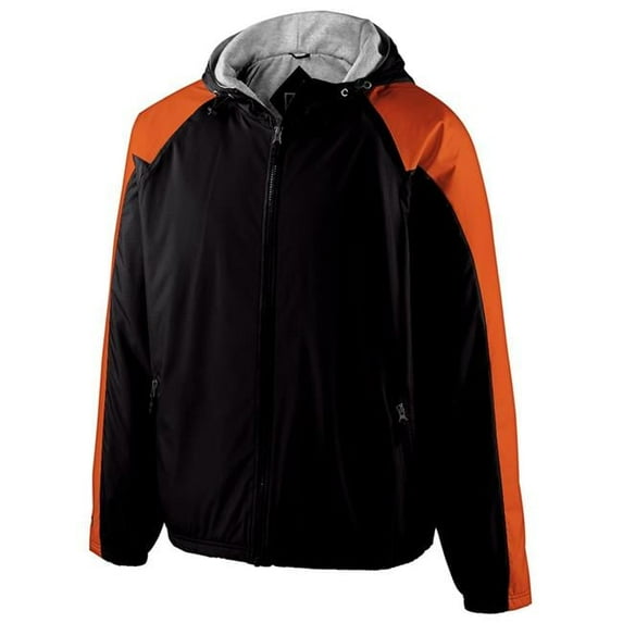 Youth Homefield Jacket, Black & Orange - Extra Large