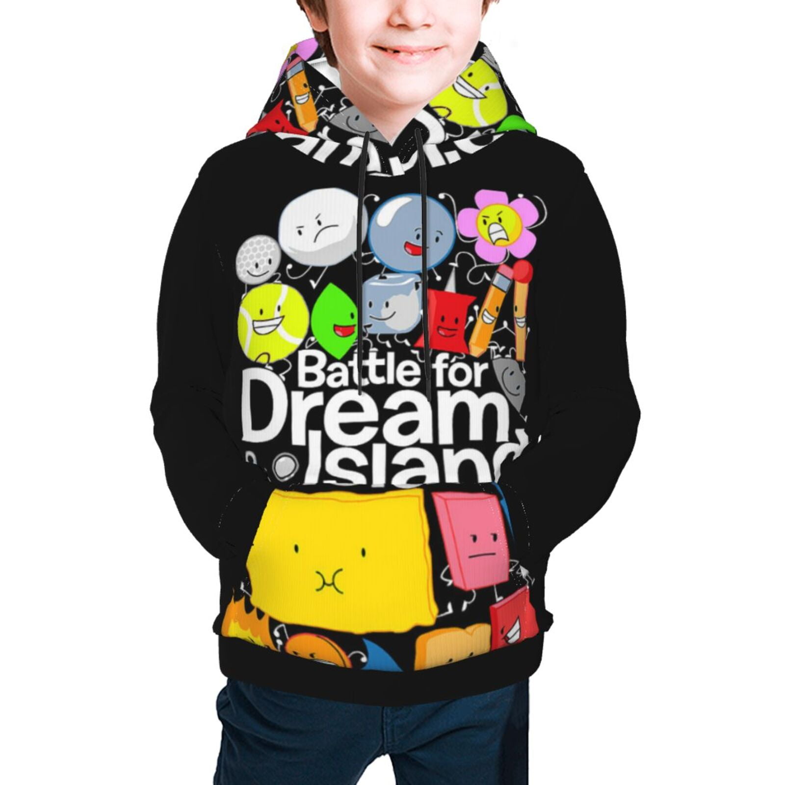 Youth Hoodies Battle For Dream Island Bfdi 3D Printing Boys And Girls