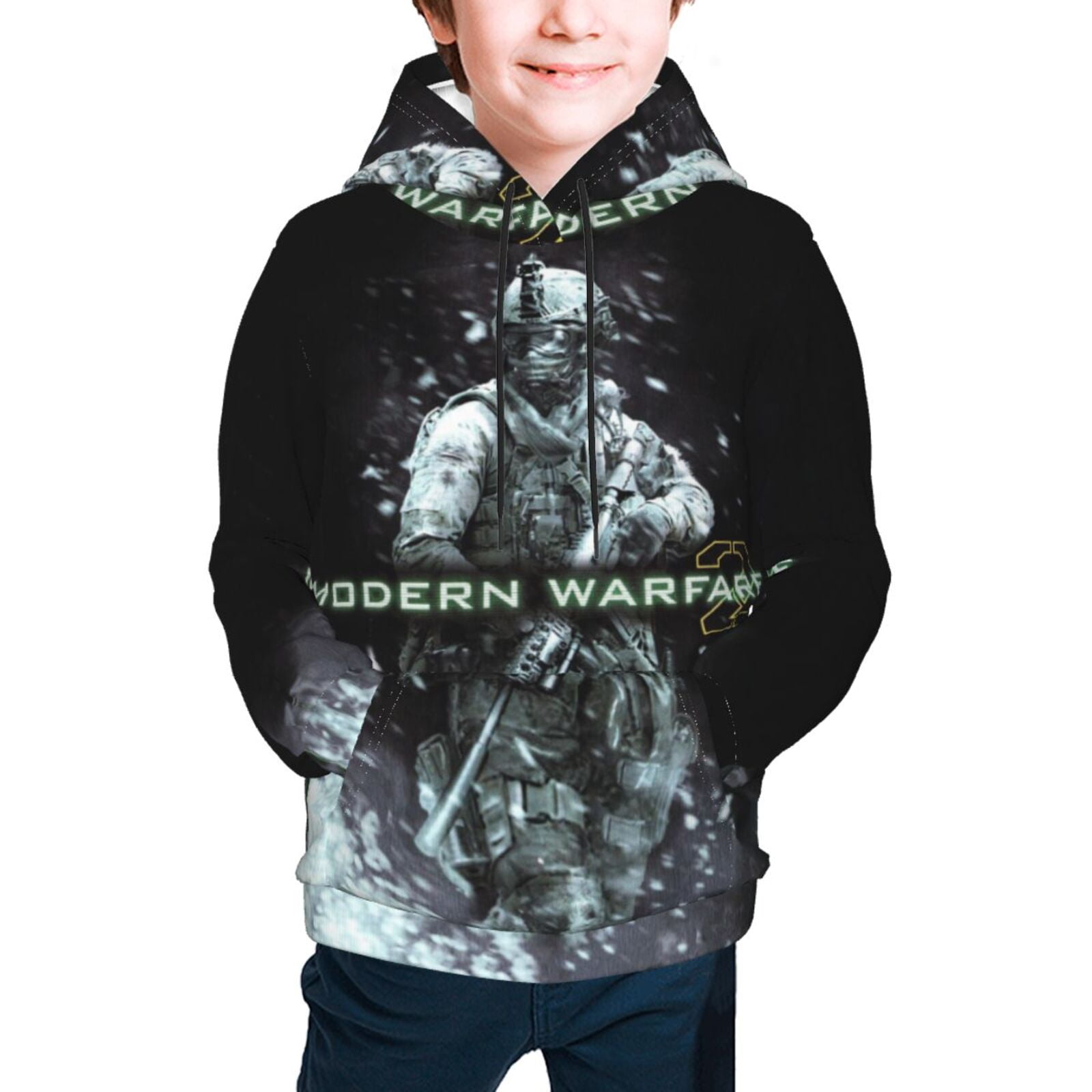 Modern Warfare 3D Printed Youth Hoodie Boys Girls Pullover Sweatshirt in Kosovo at 108 Rating 4