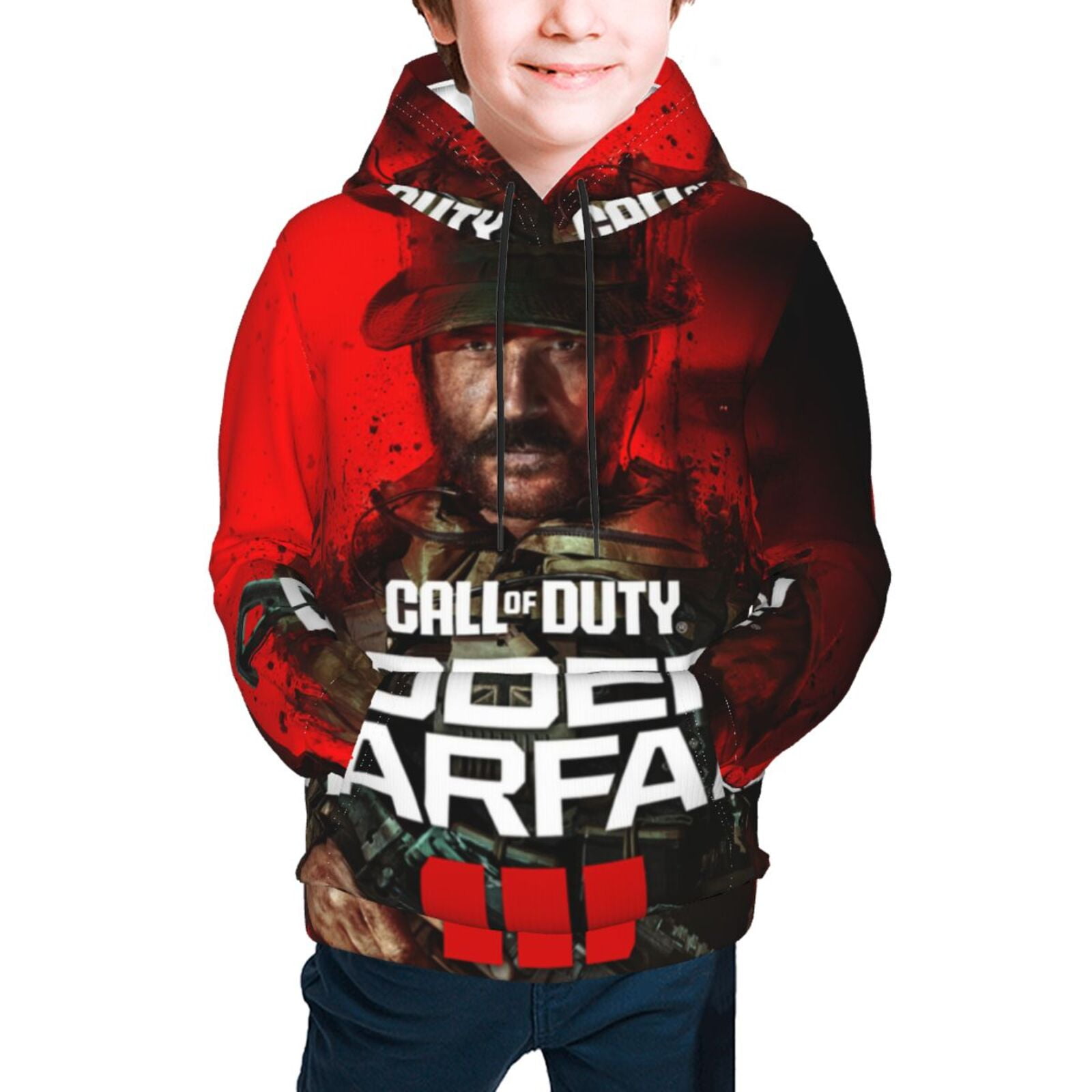 Modern Warfare 3D Print Youth Hoodie Boys Girls Dominican