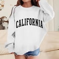 thumbnail image 1 of Youth Hoodies Solid Sweatshirt Long Sleeve Pullover Trendy Letter Print Cute Clothes Teen Clothes for Girls Ages 3T, 1 of 5