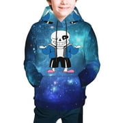 Youth Hoodies Undertale Sans 3D Printing Boys And Girls Pullover Hooded Sweatshirts Small