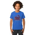 thumbnail image 1 of Youth Hook 'N Buoy American Crab T-Shirt – Kids’ Nautical Graphic Tee (Royal, XS), 1 of 6