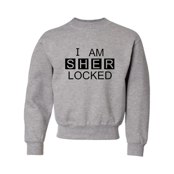 Youth I Am Sherlocked Crewneck Sweatshirt
