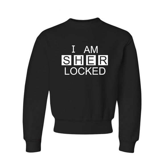 Youth I Am Sherlocked Crewneck Sweatshirt
