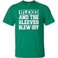 thumbnail image 1 of Youth I Flexed And The Sleeves Blew Off Funny Gym Workout T-Shirt, 1 of 1