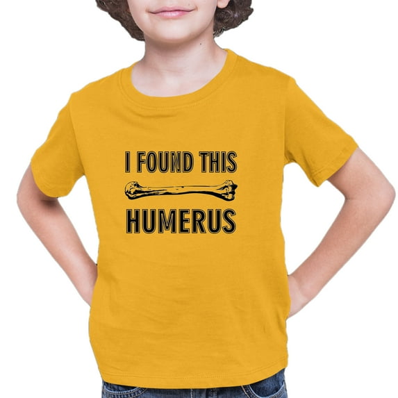 Youth I Found This Humerus Funny Doctor Nurse T-Shirt