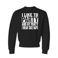 thumbnail image 1 of Youth I Like To Party And By Party I Mean Take Naps Funny Crewneck Sweatshirt, 1 of 1