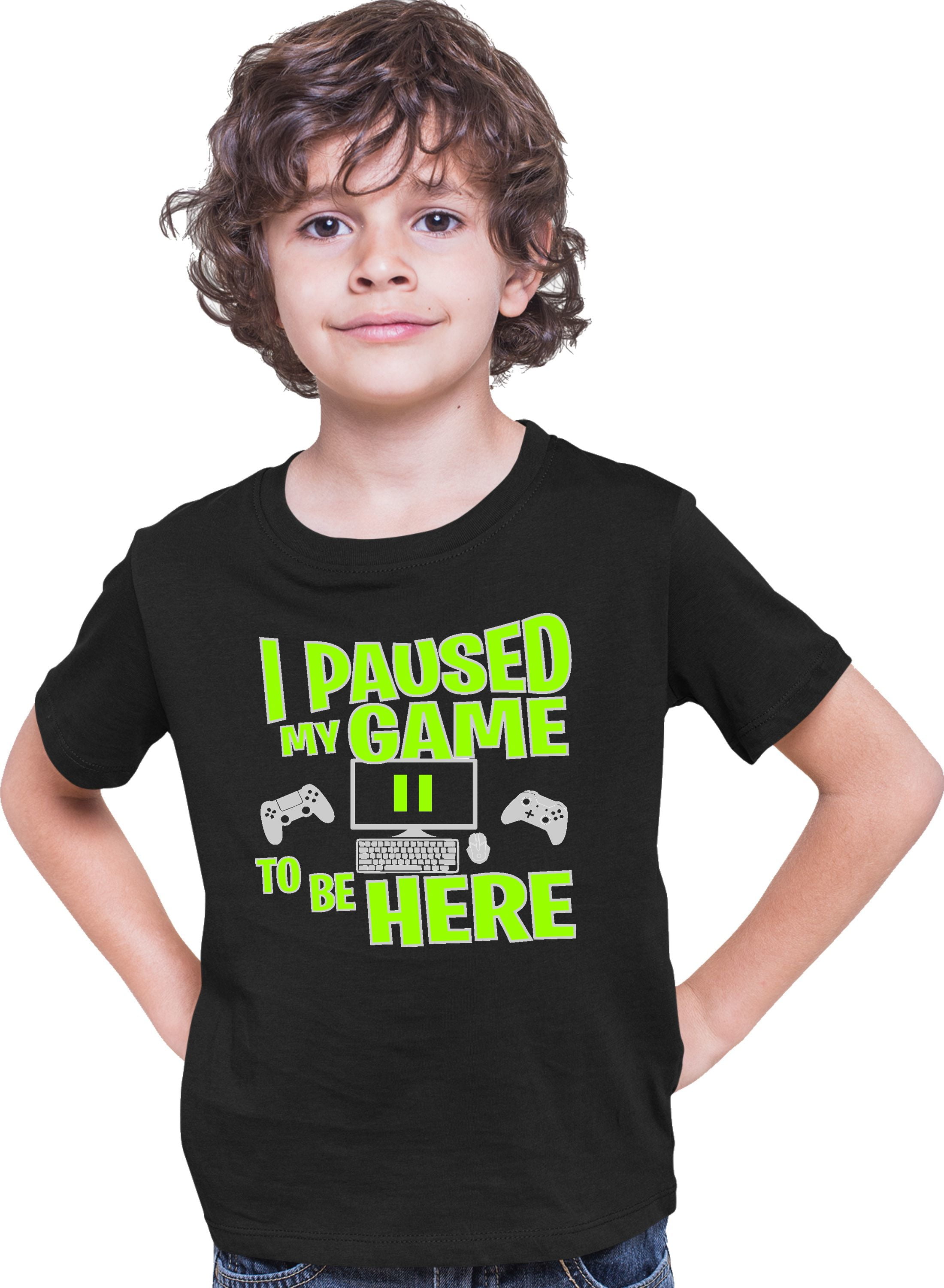 I Paused My Game To Be Here Gaming T-Shirt I Paused My Game To Be Here Gaming T-Shirt