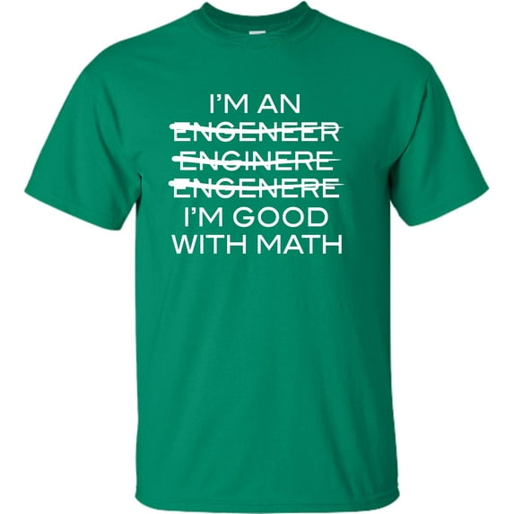 Youth I'm An Engineer I'm Good At Math T-Shirt