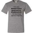 thumbnail image 1 of Youth I'm An Engineer I'm Good At Math T-Shirt, 1 of 1