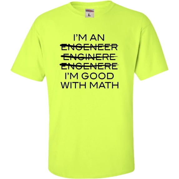 Youth I'm An Engineer I'm Good At Math T-Shirt