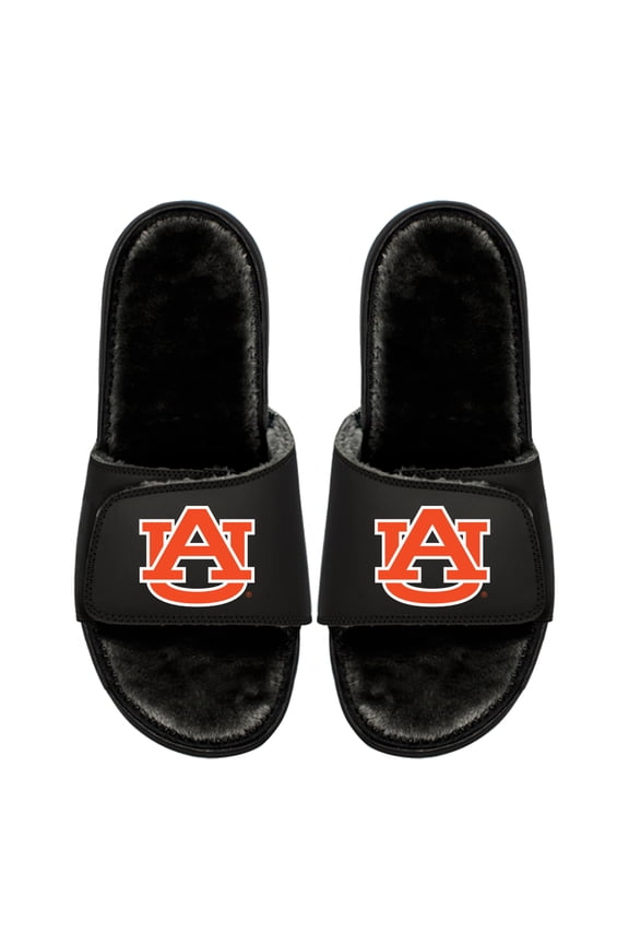 Youth ISlide Auburn Tigers Logo Fur Slide Sandals