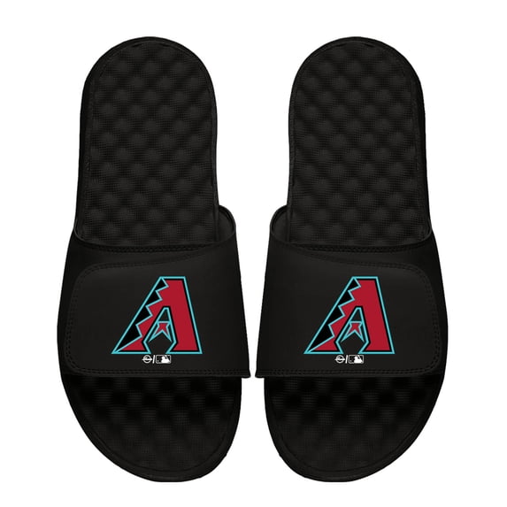Youth ISlide Black Arizona Diamondbacks Primary Logo Slide Sandals