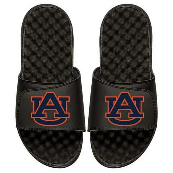 Youth ISlide Black Auburn Tigers Primary Logo Slide Sandals