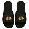 thumbnail image 1 of Youth ISlide Black Chicago Blackhawks Primary Logo Slide Sandals, 1 of 1