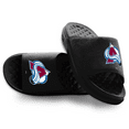thumbnail image 1 of Youth ISlide Black Colorado Avalanche Primary Motive Slide Sandals, 1 of 5
