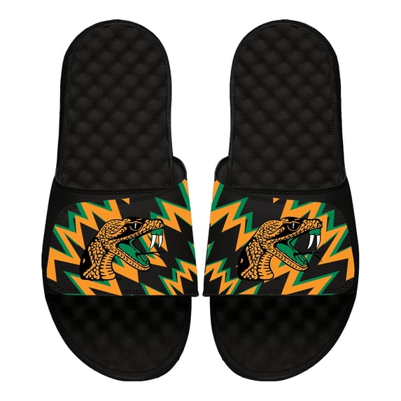Youth ISlide Black Florida A&M Rattlers High Energy Slide Sandals