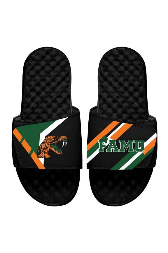 Youth ISlide Black Florida A&M Rattlers Varsity Starter Jacket Slide Sandals