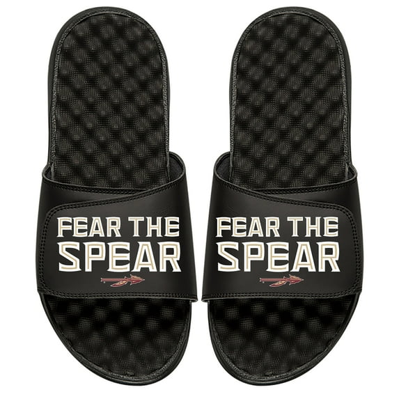 Youth ISlide Black Florida State Seminoles Fear The Spear Slide Sandals