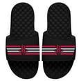 thumbnail image 1 of Youth ISlide Black Houston Rockets Stripes Slide Sandals, 1 of 1