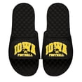 thumbnail image 1 of Youth ISlide Black Iowa Hawkeyes Football Varsity Slide Sandals, 1 of 1