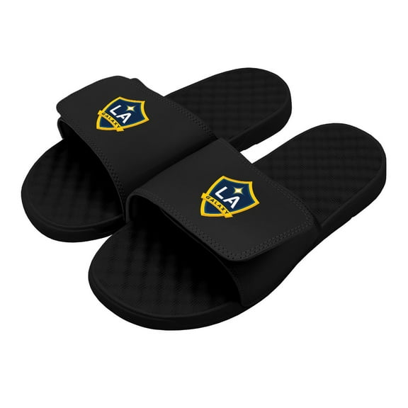 Youth ISlide Black LA Galaxy Primary Logo Slide Sandals