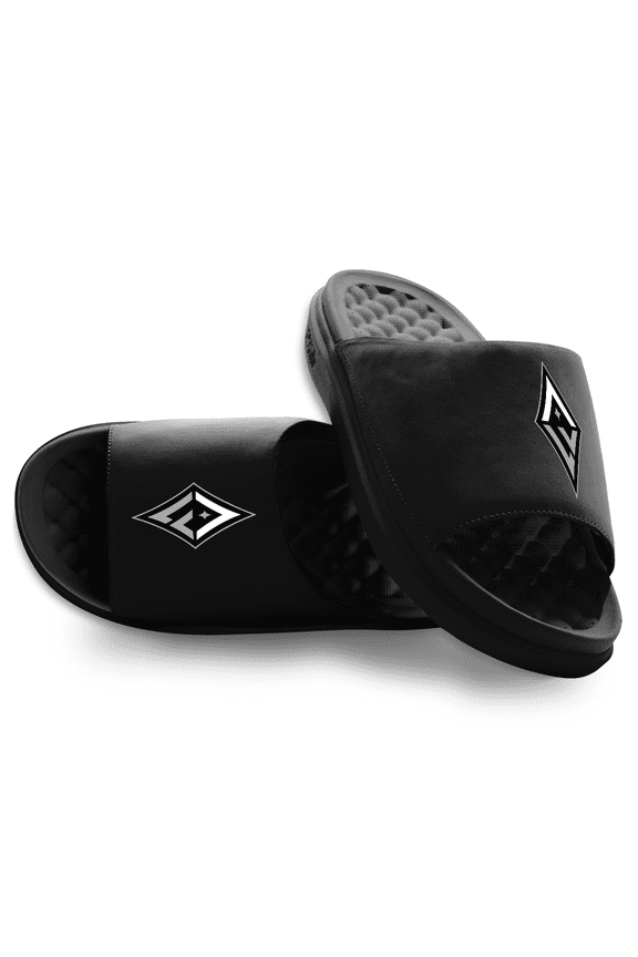 Youth ISlide Black Las Vegas Aces Primary Motive Slide Sandals