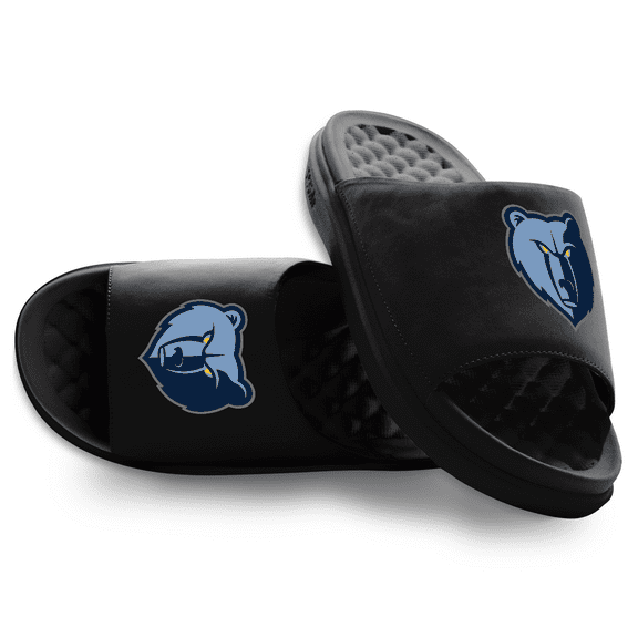 Youth ISlide Black Memphis Grizzlies Primary Motive Slide Sandals