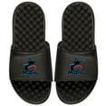 thumbnail image 1 of Youth ISlide Black Miami Marlins Primary Logo Slide Sandals, 1 of 1
