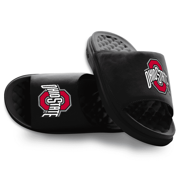 Youth ISlide Black Ohio State Buckeyes Primary Motive Slide Sandals