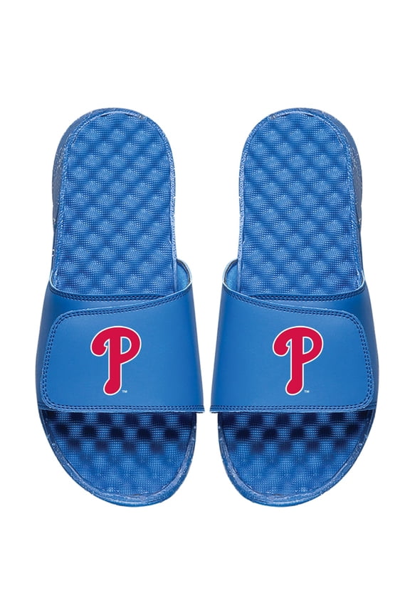 Youth ISlide Black Philadelphia Phillies Alternate Logo Slide Sandals