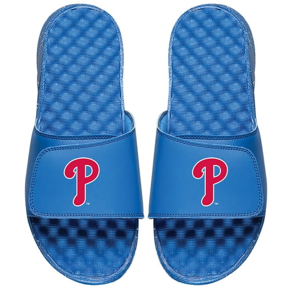 Youth ISlide Black Philadelphia Phillies Alternate Logo Slide Sandals