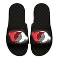 thumbnail image 1 of Youth ISlide Black Portland Trail Blazers Spray Paint Slide Sandals, 1 of 1