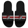 thumbnail image 1 of Youth ISlide Black Portland Trail Blazers Stripes Slide Sandals, 1 of 1