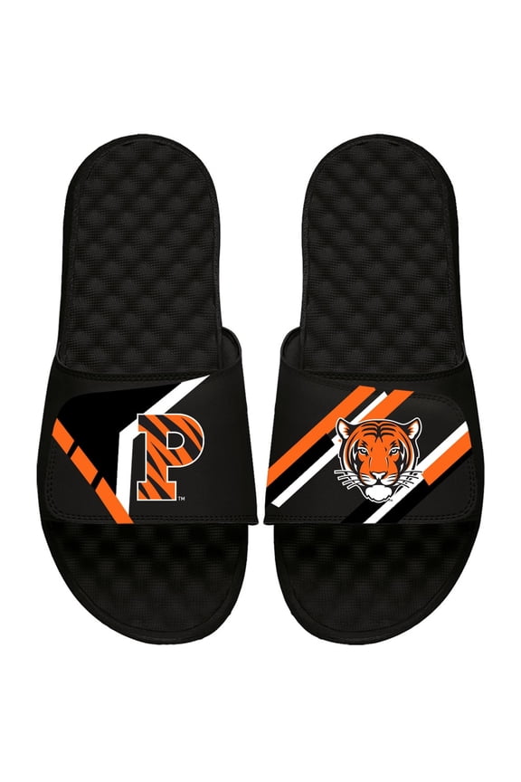Youth ISlide Black Princeton Tigers Varsity Starter Jacket Slide Sandals