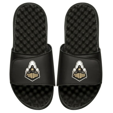 Youth ISlide Black Purdue Boilermakers Train Slide Sandals