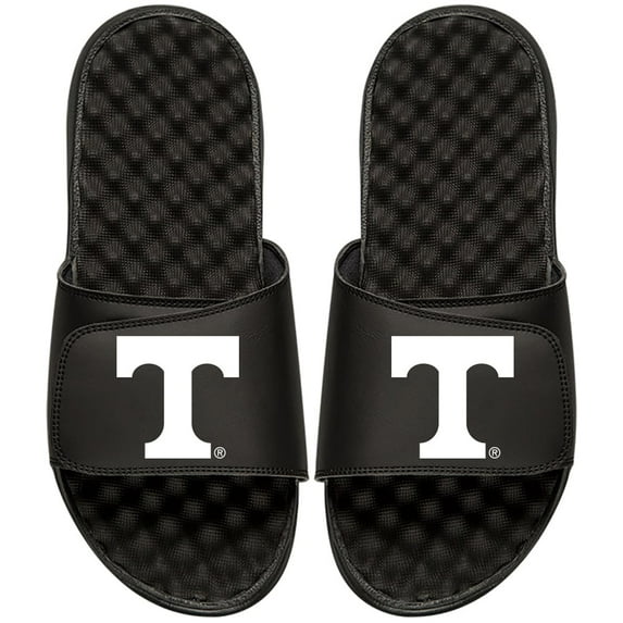 Youth ISlide Black Tennessee Volunteers Primary White Logo Slide Sandals