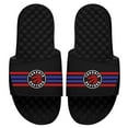 thumbnail image 1 of Youth ISlide Black Toronto Raptors Stripes Slide Sandals, 1 of 1