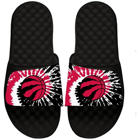 Youth ISlide Black Toronto Raptors Tie Dye Slide Sandals