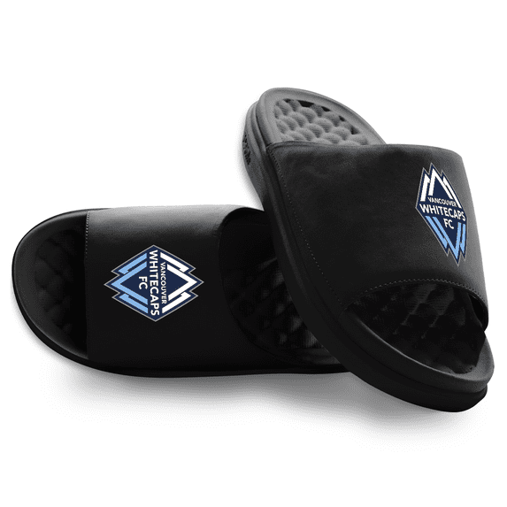 Youth ISlide Black Vancouver Whitecaps FC Primary Motive Slide Sandals