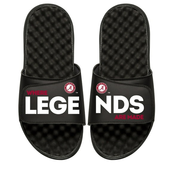 Youth ISlide BlackAlabama Crimson Tide Legends Slide Sandals