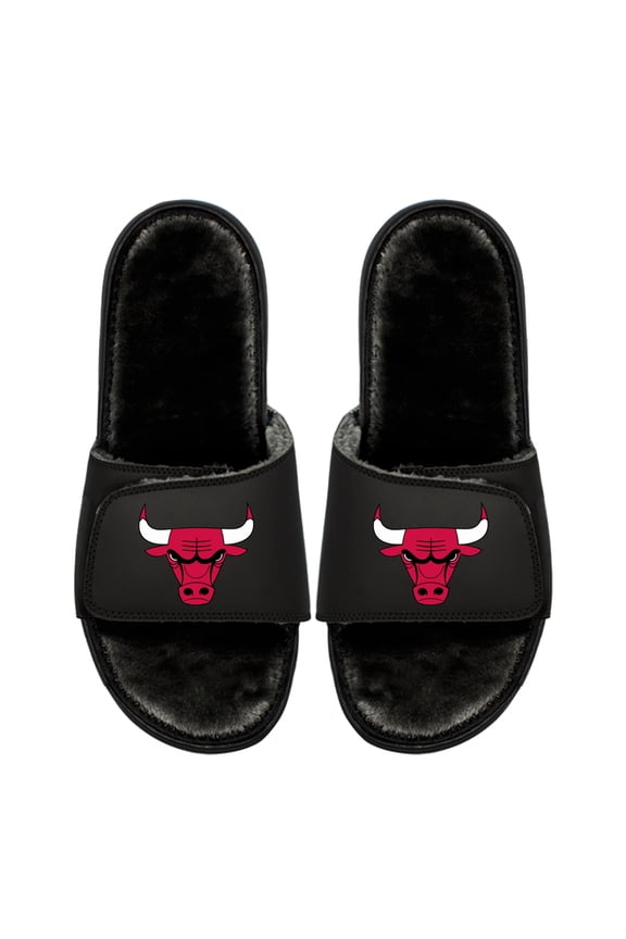 Youth ISlide Chicago Bulls Logo Fur Slide Sandals