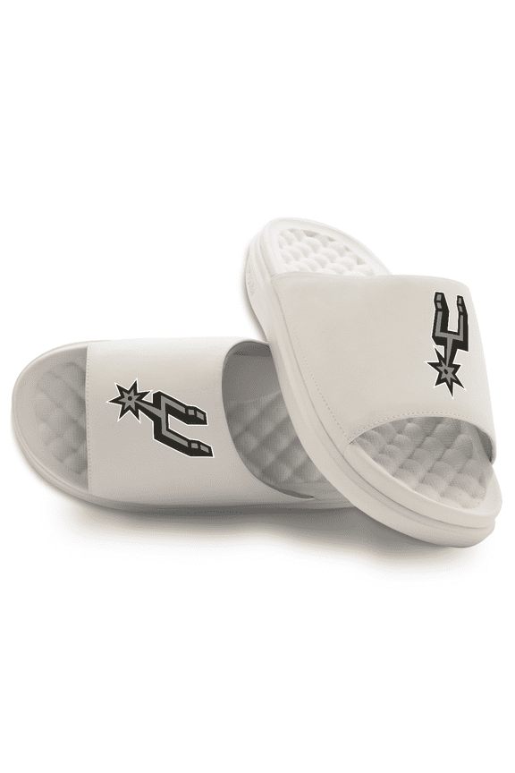 Youth ISlide Cream San Antonio Spurs Primary Motive Slide Sandals