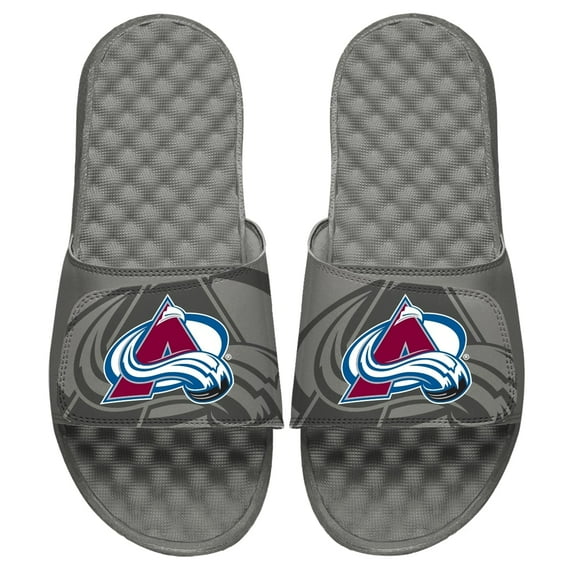 Youth ISlide Gray Colorado Avalanche OT Slide Sandals