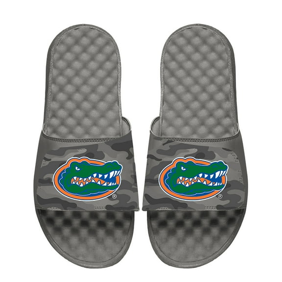 Youth ISlide Gray Florida Gators Camo Slide Sandals