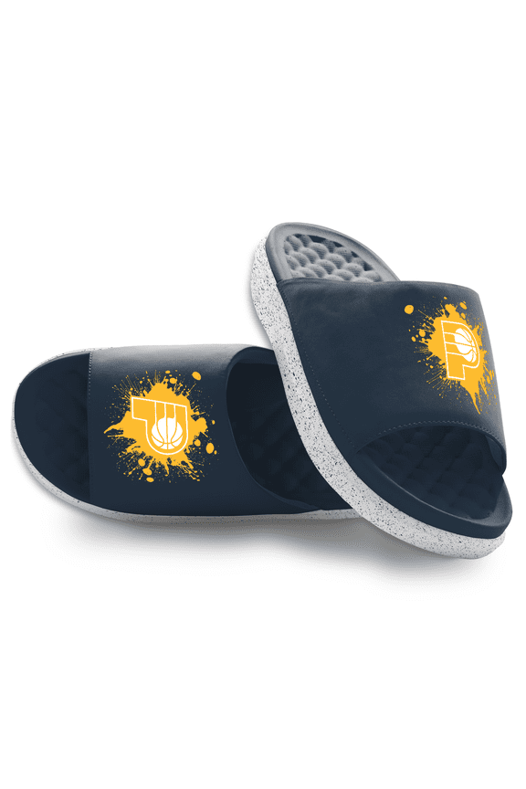 Youth ISlide Indiana Pacers Centered Logo Splat Motive Slide Sandals