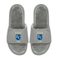 thumbnail image 1 of Youth ISlide  Kansas City Royals Logo Fur Slide Sandals, 1 of 1