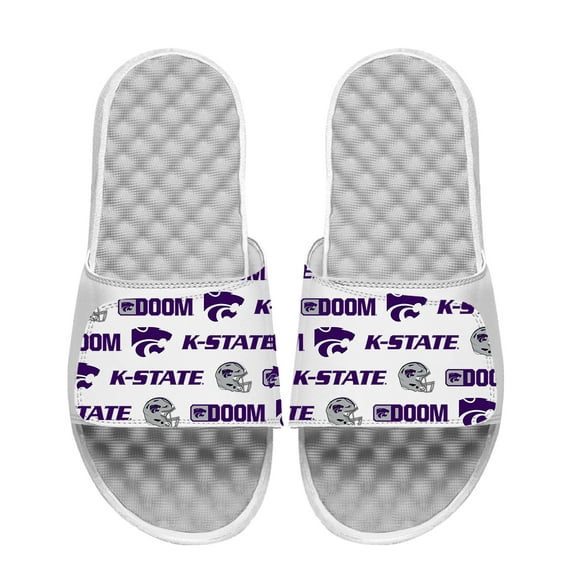 Youth ISlide Kansas State Wildcats Football Pattern Slide Sandals