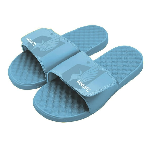 Youth ISlide Light Blue Minnesota United FC Tonal Pop Slide Sandals